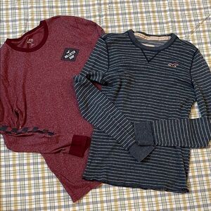 Hollister Men’s Long Sleeve Tees